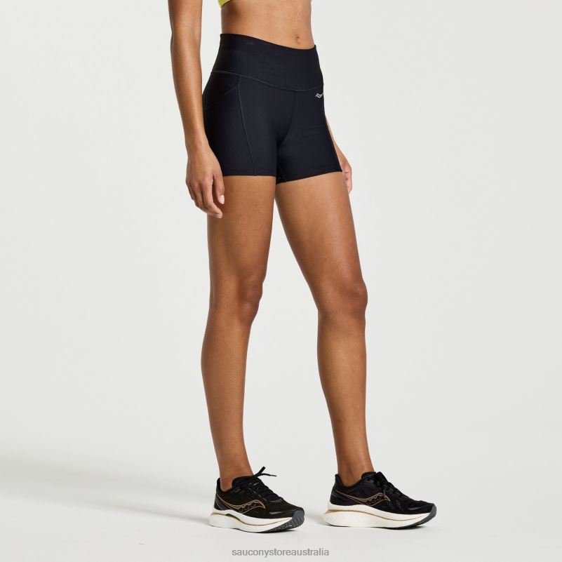 Saucony Women Fortify 3 Hot Short 8460X819 Black