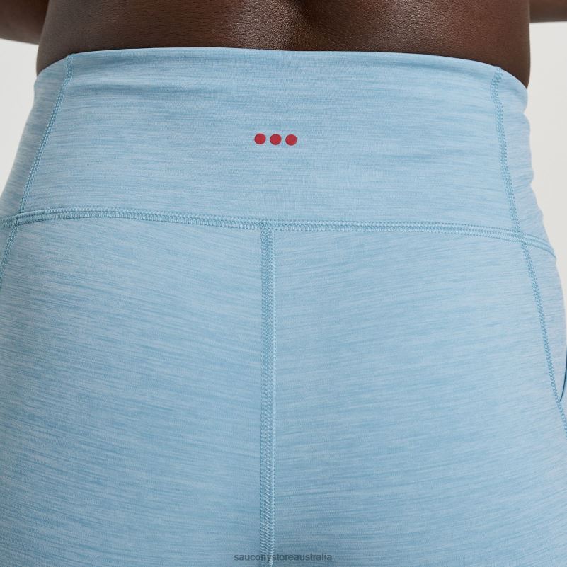 Saucony Women Fortify 3 Hot Short 8460X820 Rainfall Heather