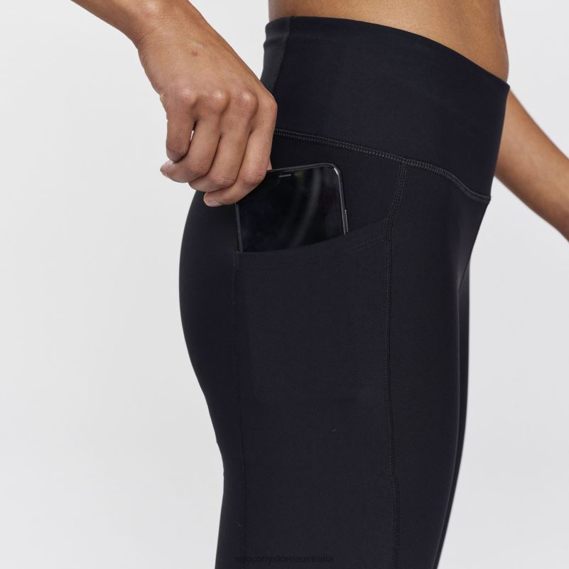 Saucony Women Fortify 8 Biker Short 8460X833 Black