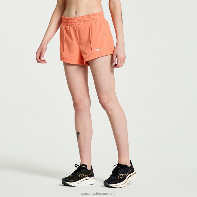 Saucony Women Outpace 3 Short 8460X842 Zenith