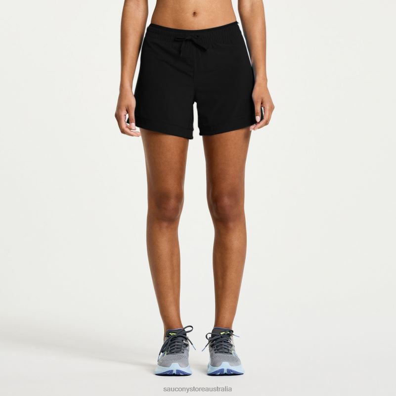 Saucony Women Outpace 5 Short 8460X809 Black