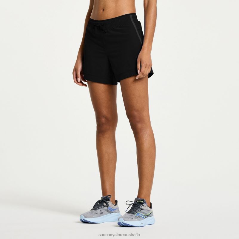 Saucony Women Outpace 5 Short 8460X809 Black