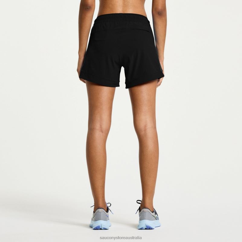 Saucony Women Outpace 5 Short 8460X809 Black