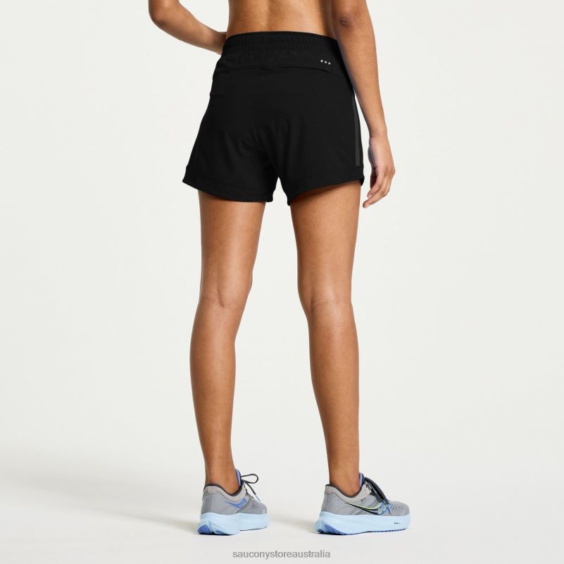 Saucony Women Outpace 5 Short 8460X809 Black