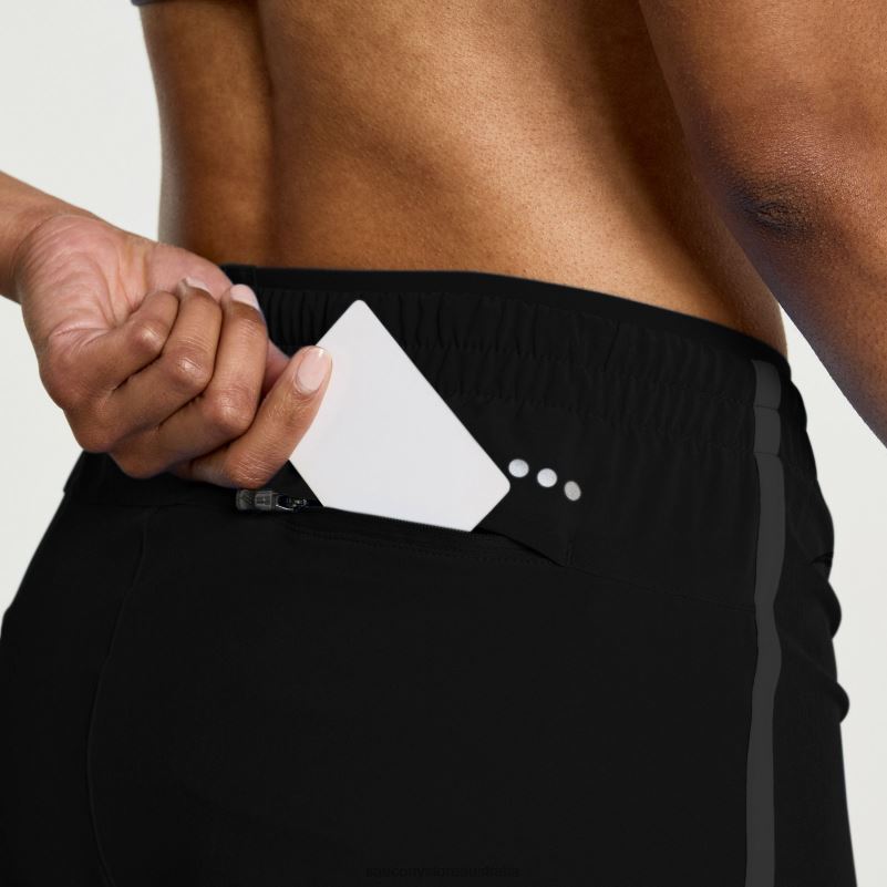 Saucony Women Outpace 5 Short 8460X809 Black