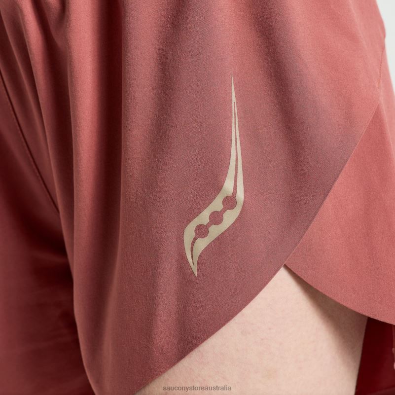 Saucony Women Pinnacle 2.5 Short 8460X844 Apple Butter