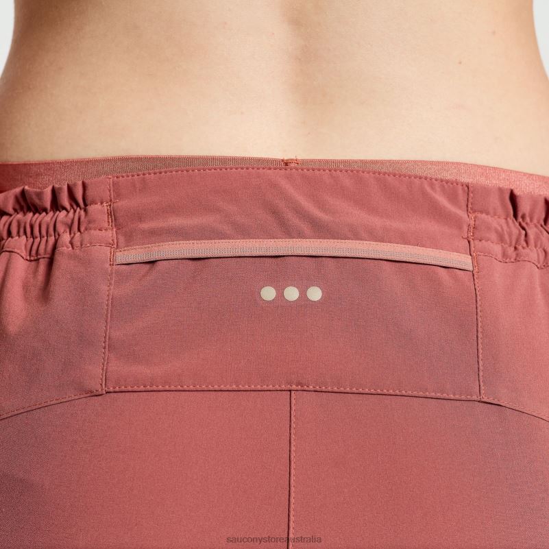 Saucony Women Pinnacle 2.5 Short 8460X844 Apple Butter