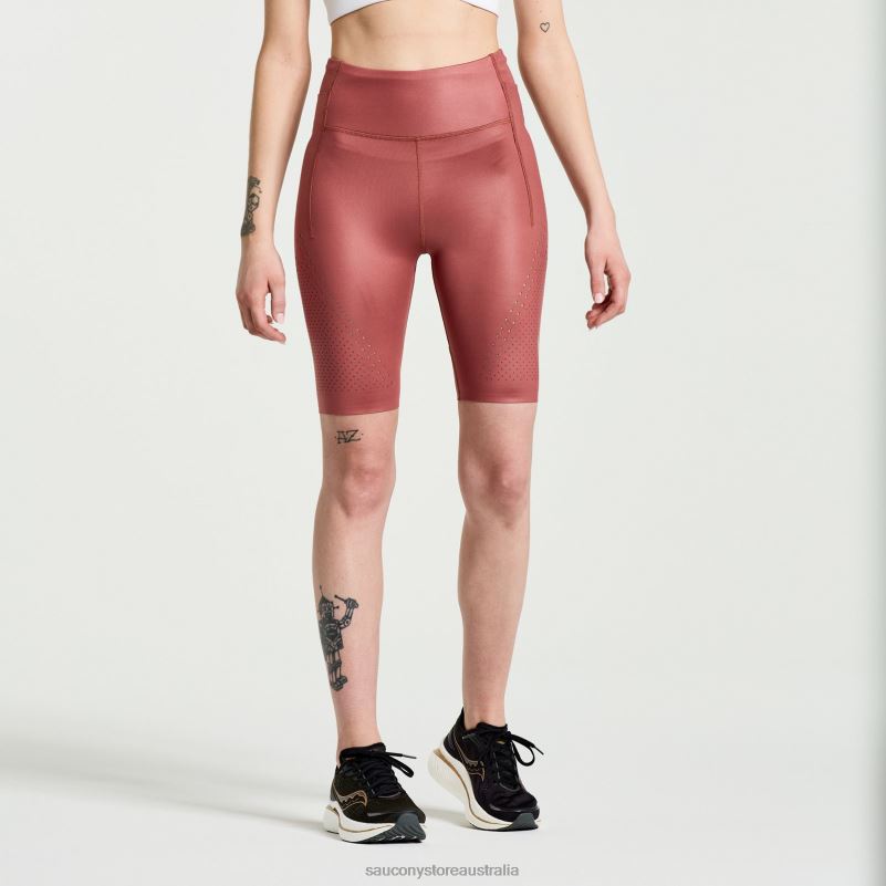 Saucony Women Pinnacle 8 Tight Short 8460X845 Apple Butter