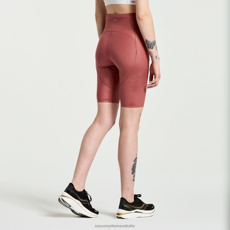 Saucony Women Pinnacle 8 Tight Short 8460X845 Apple Butter