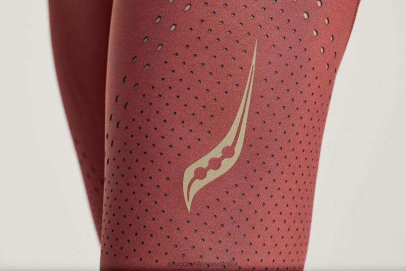 Saucony Women Pinnacle 8 Tight Short 8460X845 Apple Butter