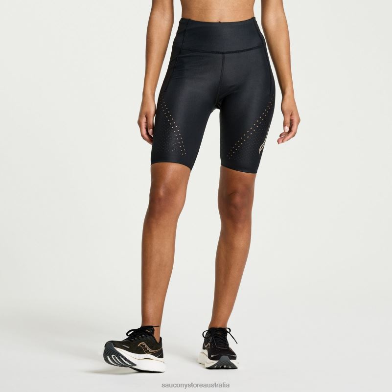 Saucony Women Pinnacle 8 Tight Short 8460X846 Black