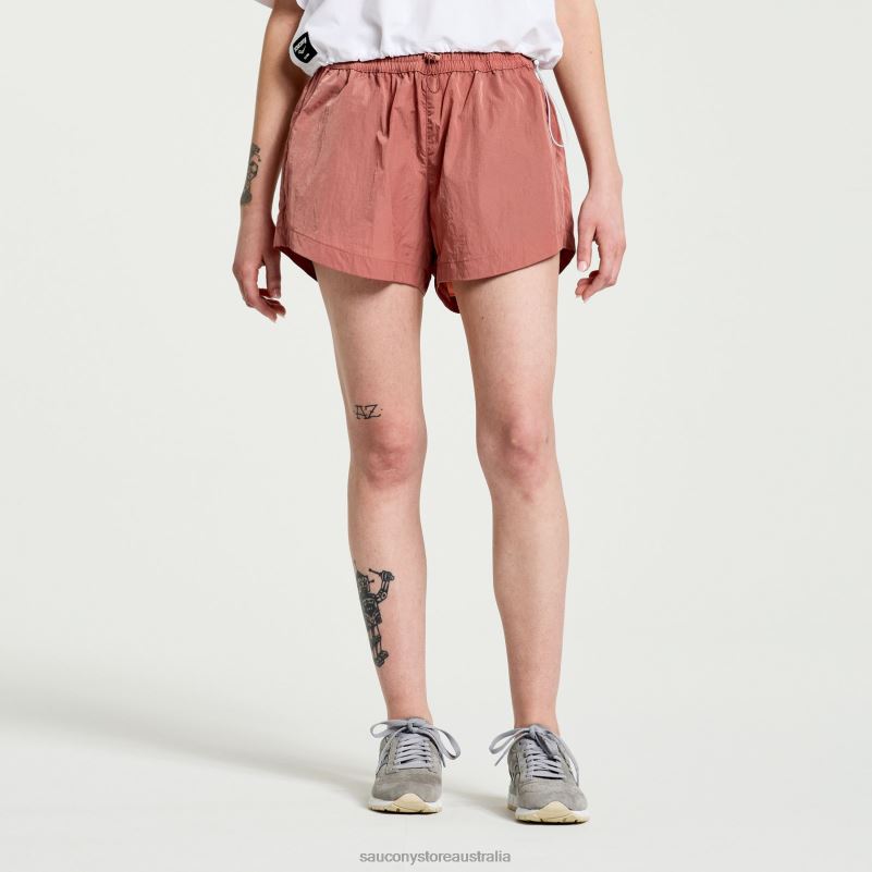 Saucony Women Unwind Short 8460X856 Soot