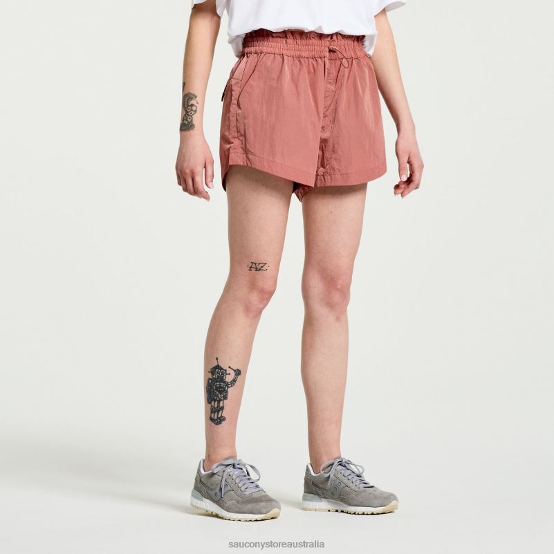 Saucony Women Unwind Short 8460X856 Soot