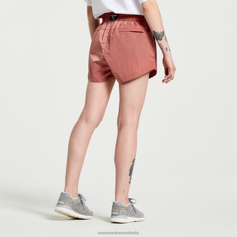 Saucony Women Unwind Short 8460X856 Soot