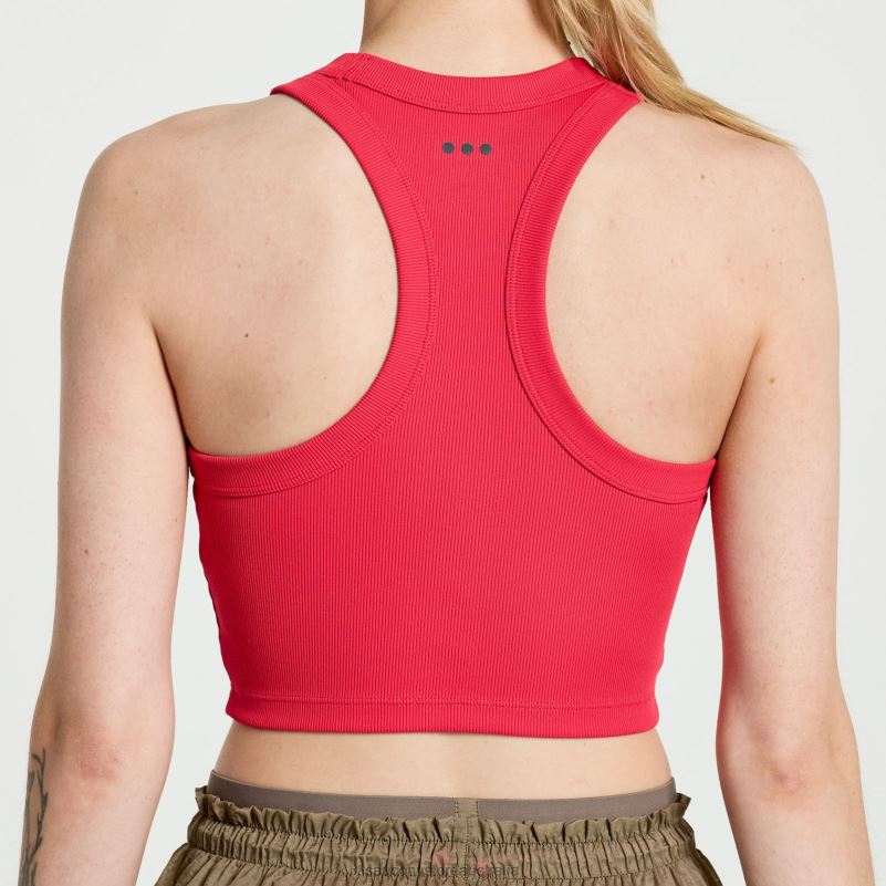 Saucony Women Elevate Crop Top 8460X771 Rose