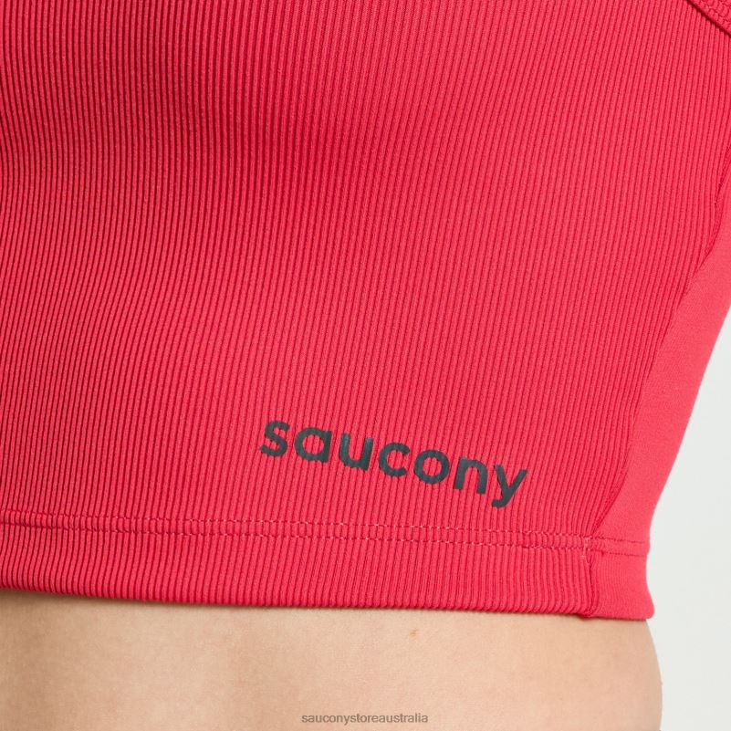 Saucony Women Elevate Crop Top 8460X771 Rose