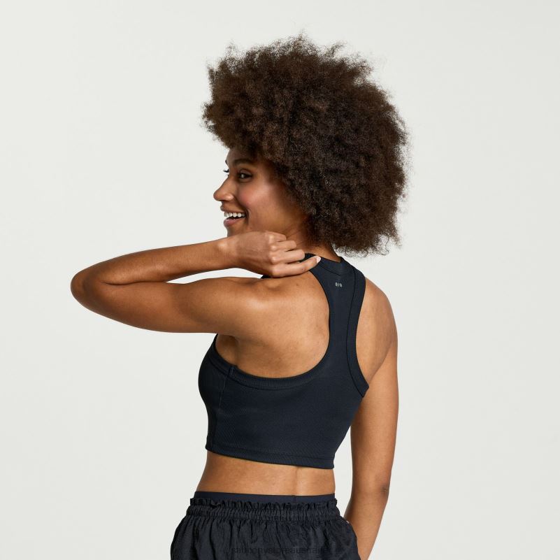 Saucony Women Elevate Crop Top 8460X772 Black