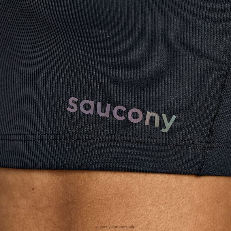 Saucony Women Elevate Crop Top 8460X772 Black