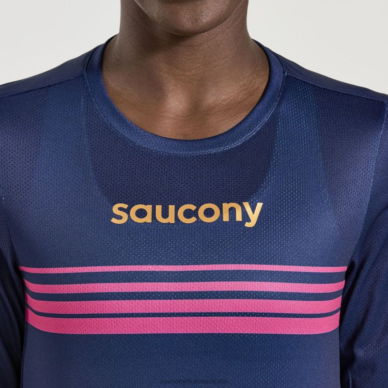Saucony Women Elite Long Sleeve 8460X762 Sodalite