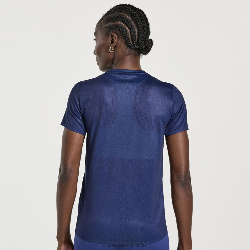 Saucony Women Elite Short Sleeve 8460X792 Sodalite