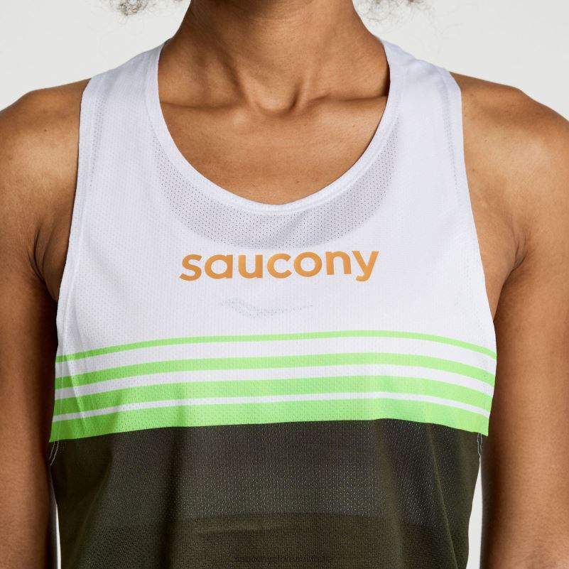 Saucony Women Elite Singlet 8460X754 Umbra