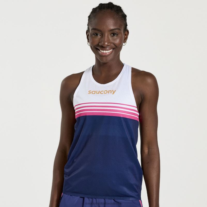 Saucony Women Elite Singlet 8460X755 Sodalite