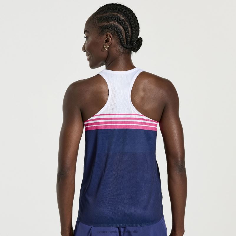 Saucony Women Elite Singlet 8460X755 Sodalite