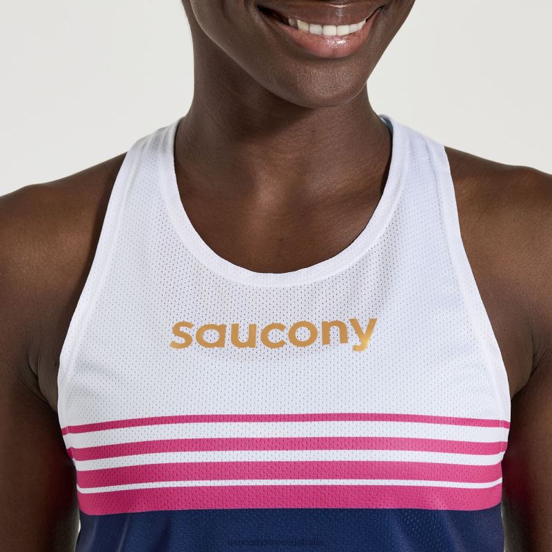 Saucony Women Elite Singlet 8460X755 Sodalite