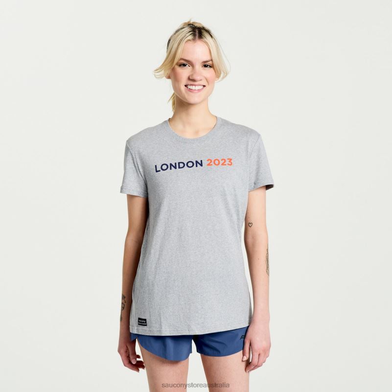 Saucony Women London Rested T-Shirt 8460X774 London 2023