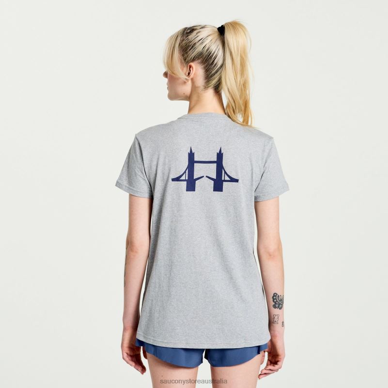 Saucony Women London Rested T-Shirt 8460X774 London 2023