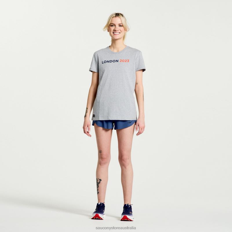 Saucony Women London Rested T-Shirt 8460X774 London 2023
