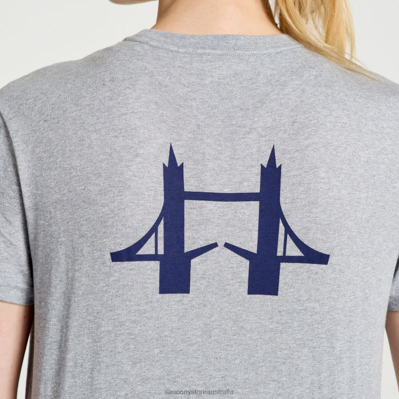 Saucony Women London Rested T-Shirt 8460X774 London 2023