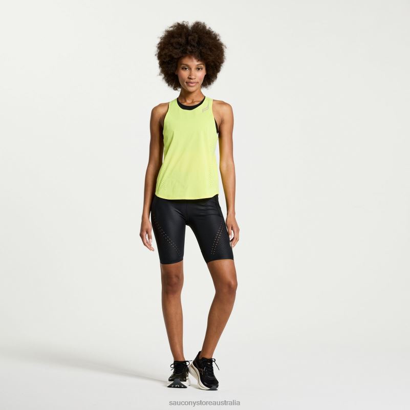 Saucony Women Pinnacle Tank 8460X726 Citron