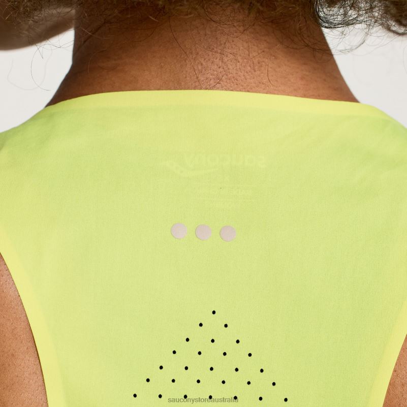 Saucony Women Pinnacle Tank 8460X726 Citron