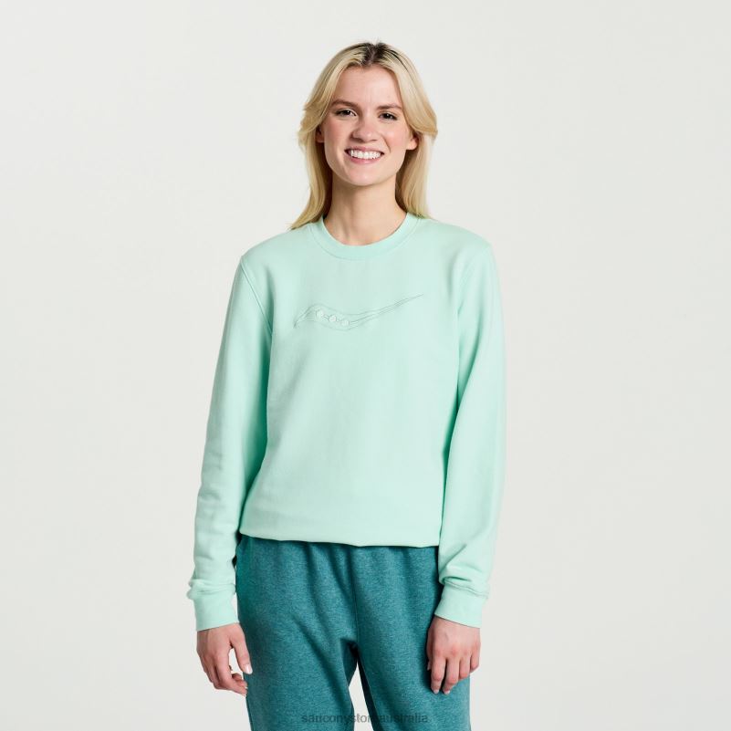 Saucony Women Rested Crewneck 8460X777 Atmos Graphic