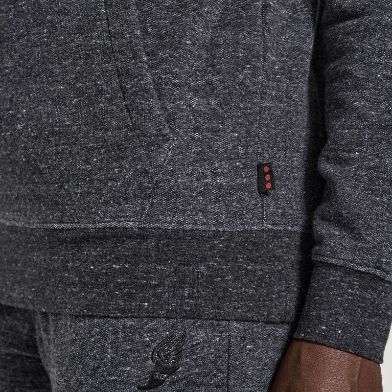 Saucony Women Rested Hoodie 8460X795 Black Heather