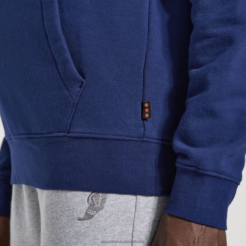 Saucony Women Rested Hoodie 8460X799 Sodalite