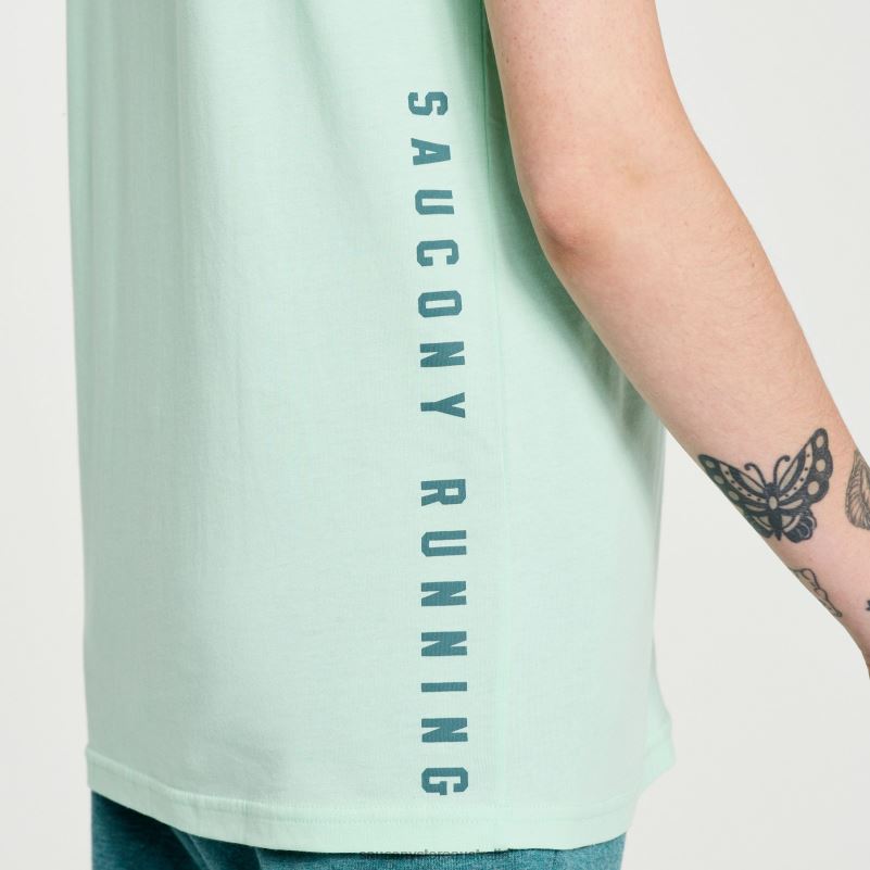 Saucony Women Rested T-Shirt 8460X784 Atmos Graphic