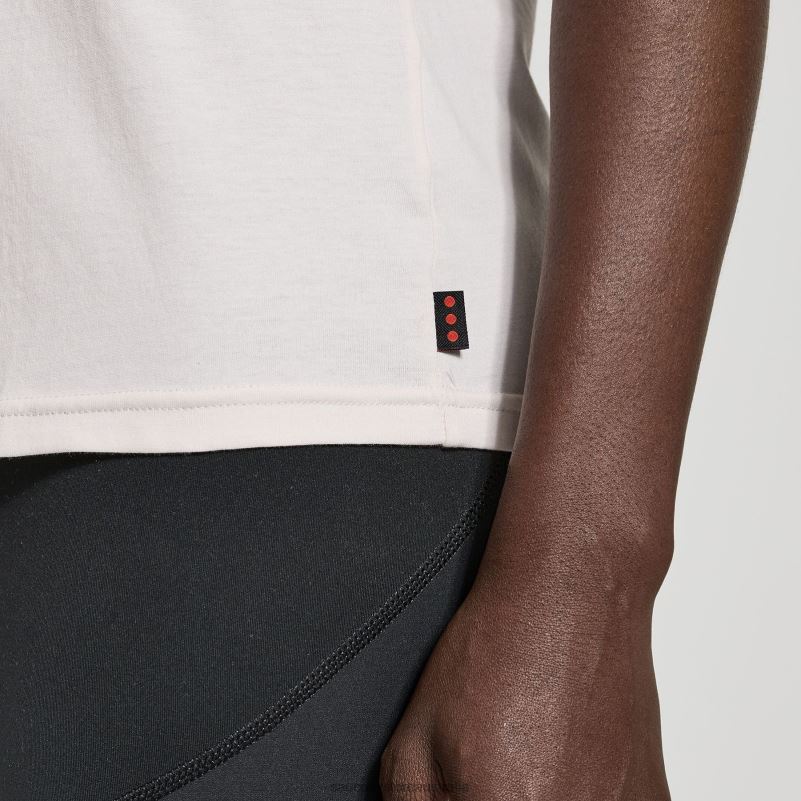 Saucony Women Rested T-Shirt 8460X789 Sand