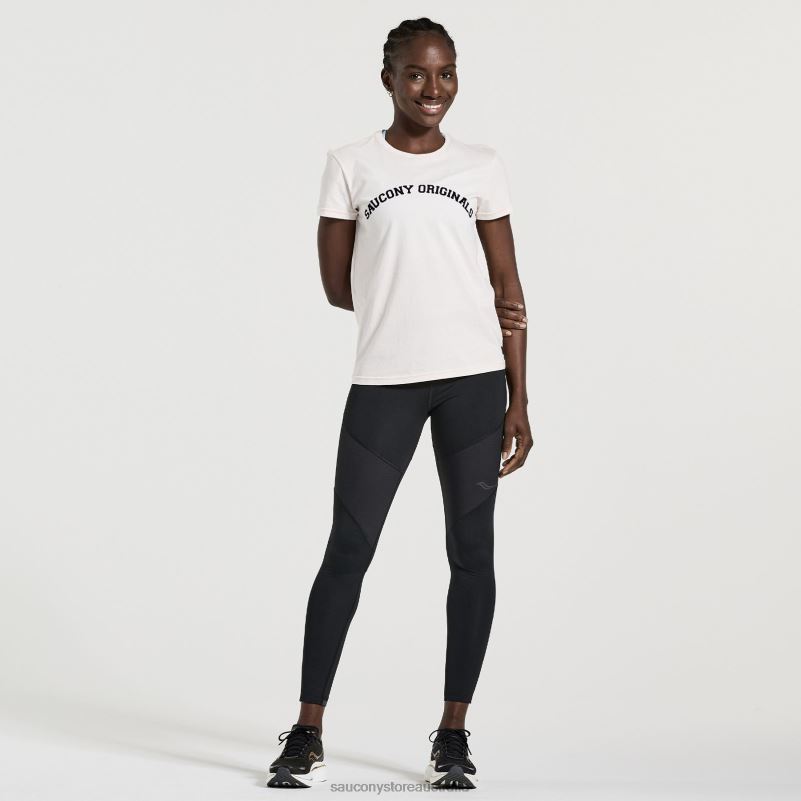 Saucony Women Rested T-Shirt 8460X789 Sand
