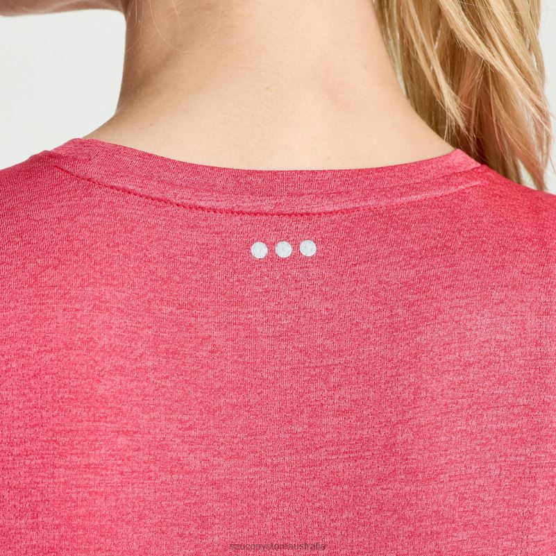 Saucony Women Stopwatch Long Sleeve 8460X746 Rose Heather