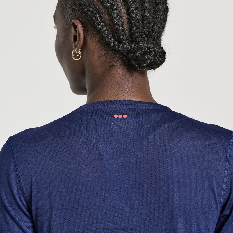 Saucony Women Stopwatch Long Sleeve 8460X747 Sodalite