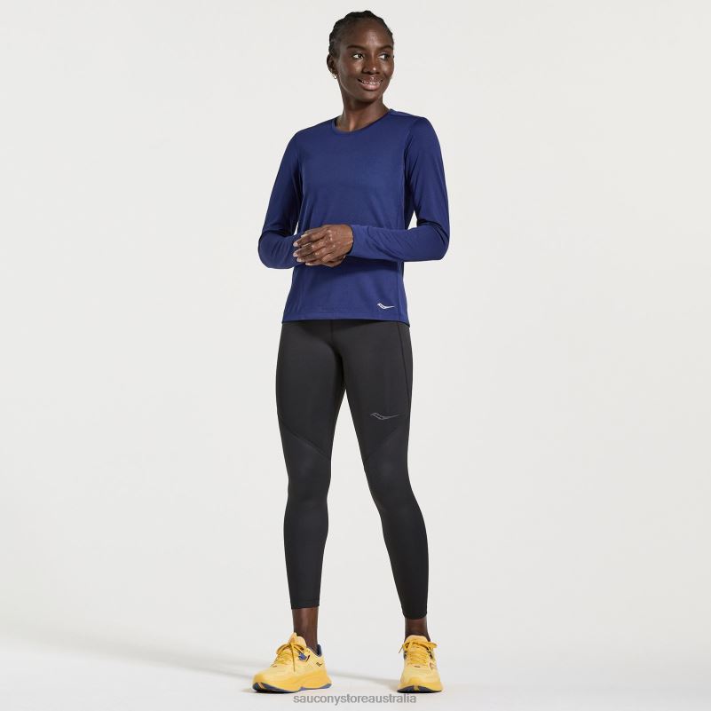 Saucony Women Stopwatch Long Sleeve 8460X747 Sodalite