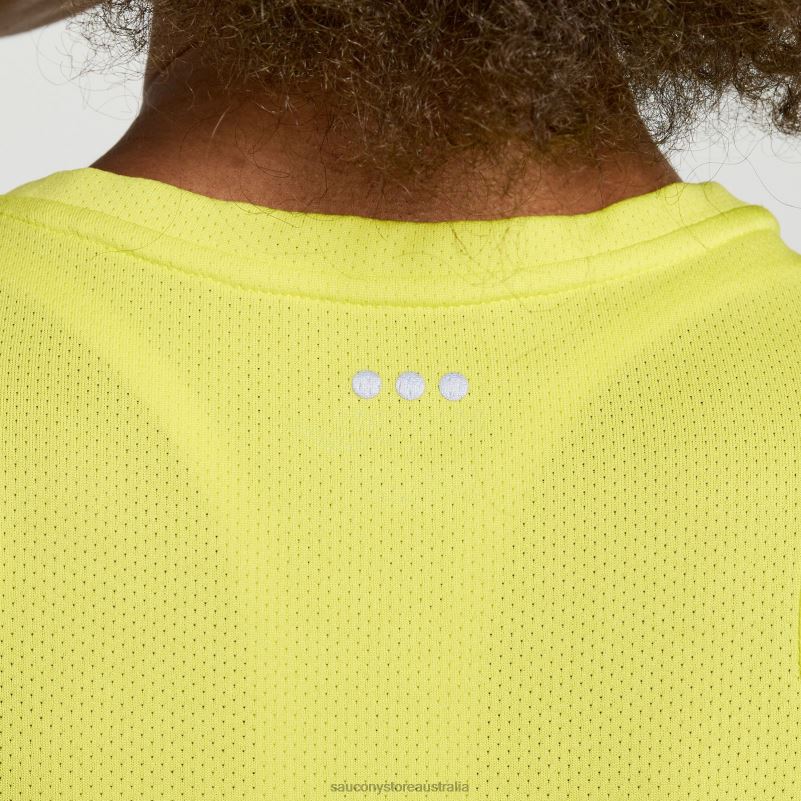 Saucony Women Stopwatch Singlet 8460X718 Citron
