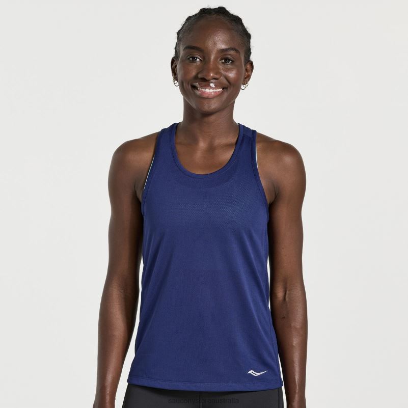 Saucony Women Stopwatch Singlet 8460X721 Sodalite