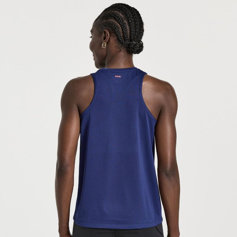 Saucony Women Stopwatch Singlet 8460X721 Sodalite