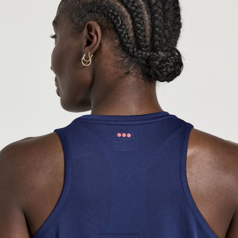 Saucony Women Stopwatch Singlet 8460X721 Sodalite