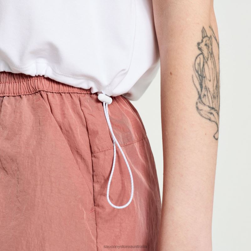 Saucony Women Unwind Crop Short Sleeve 8460X767 White