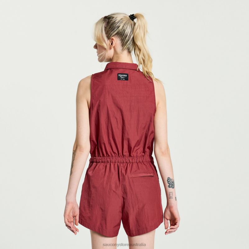 Saucony Women Unwind Romper 8460X764 Apple Butter
