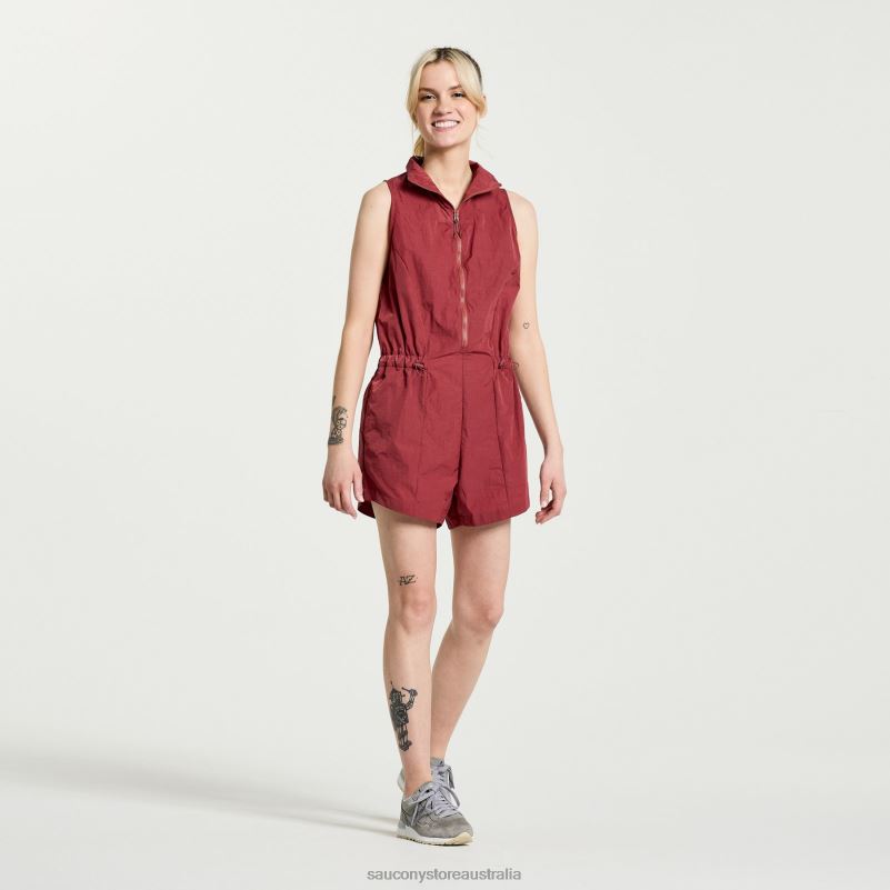 Saucony Women Unwind Romper 8460X764 Apple Butter
